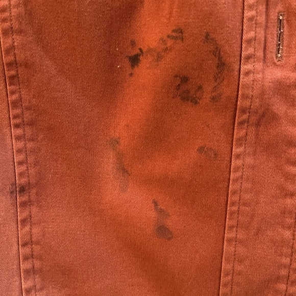 COPY - Toccin X RTR Brown Trench Wrap Dress sz. 12 $425 Flaw/Stains - Picture 6 of 8